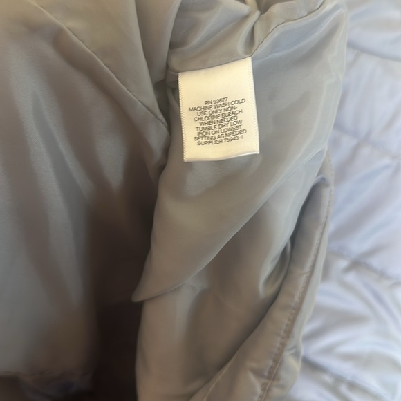 Liz Claiborne Puff Vest Full Zip Blue Gray Womens Size 1X Lightweight Pockets - Picture 8 of 11